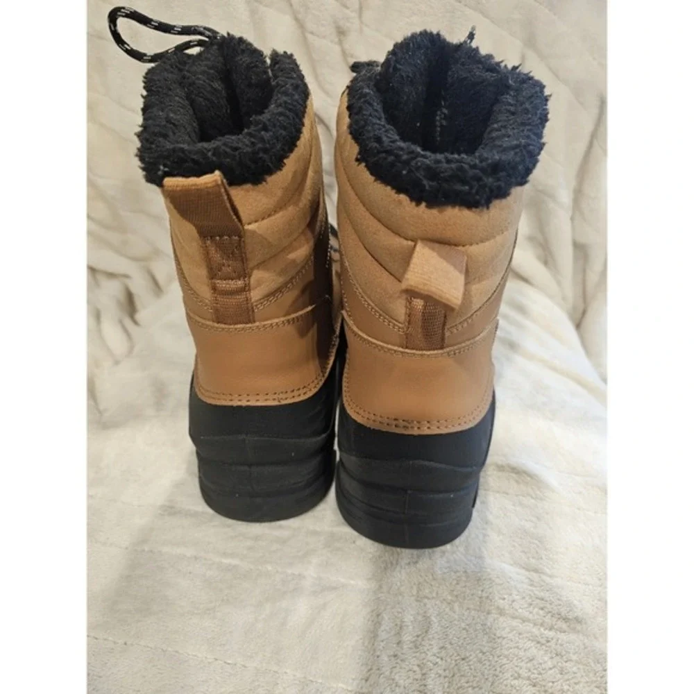 All‎ In Motion Men's Winter Boots Waterproof Faux Fur Outdoor NWOT Size 12 K078